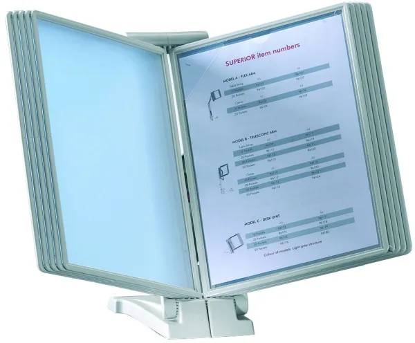 Q-connect A4 sistema de archivo de escritorio gris claro