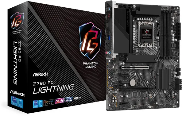 ASRock Z790 PG Lightning Placa base - Intel Z790 - Intel LGA1700 socket - DDR5 RAM - ATX