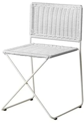 Santa & Cole Ram�f3n Chair Silla de exterior Natural Blanco