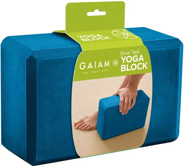 Gaiam Bloque de Yoga Teal Azul